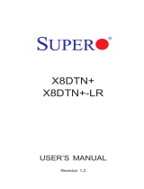 Supermicro X8DTN+ User manual