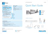 Philips HTS3000/55 Quick start guide