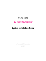 Gigabyte GS-SR157L System Installation Manual