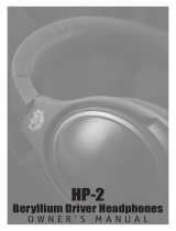 RBH Sound HP-2 Owner's manual
