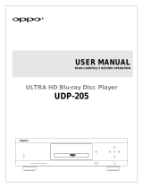Oppo UDP-205 User manual