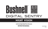Bushnell Digital Sentry AR142BK Owner's manual