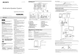 Sony SRS-D9 Operating instructions