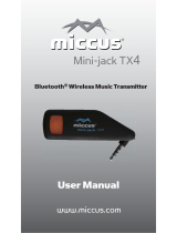 Miccus Mini-jack TX4 User manual