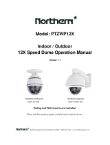 Northern PTZWP12X Operating instructions