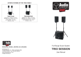 Audio Design Pro TRIO MASTER User manual