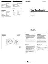 Sony XS-F1310 Operating instructions