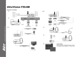 AVer AVerVision F50-8M Reference guide