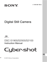 Sony DSC-S1900 Operating instructions