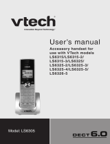 VTech Accessory Handset for use with the LS6315  LS6325 or LS6326 User manual