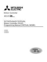 Mitsubishi Electric SV22(VIRTUAL MODE) Programming Manual