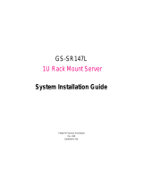 Gigabyte GS-SR147S System Installation Manual