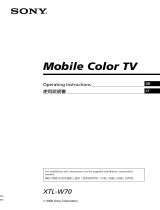 Sony XTL-W70 User manual