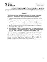 Texas Instruments Implementation of Power Supply Volume Control Application Note