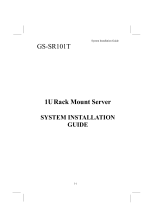Gigabyte GS-SR101T System Installation Manual