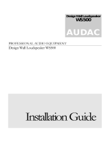 AUDAC WS500 Installation guide