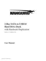 Kanguru USB3.0 Copy Dock SATA User manual