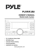 Pyle PLRRR18U Owner's manual
