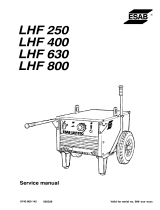 ESAB LHF 800 User manual