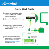 ActionTec ScreenBeam Mini2 Quick start guide