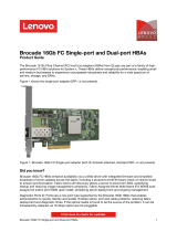 Lenovo Brocade 16Gb FC Single-port User manual