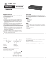 Binary B-220-HDSPLTR-1x8 Owner's manual