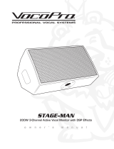 VocoPro STAGE-MAN Owner's manual