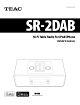 TEAC SR-2DAB Owner's manual
