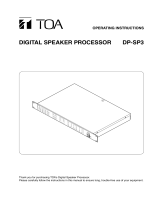 TOA DP-SP3 CE/CE-AU/CE-GB User manual