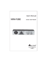 Alto Mini-Tube User manual