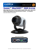 VADDIO WideShot WallView SR 999-6910-000 Installation and User Manual