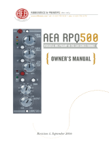 AEA RPQ500 Owner's manual