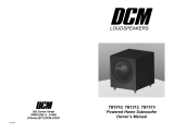 DCM Speakers DCM1212 User manual