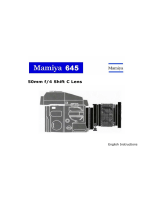 Mamiya 645 Instructions Manual