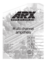 ARX ZA 400 User manual