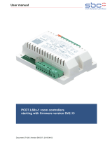 SBC PCD7.L60x-1 Room controller from FW SV2.13 Owner's manual