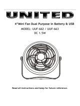 United UUF662 Operating instructions