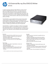 HP Blu-ray Disc Writer series Product information