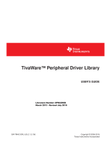 Texas Instruments TivaWare™ Peripheral Driver Library for C Series (Rev. E) User guide