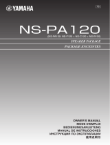 Yamaha NS-PA120 Owner's manual