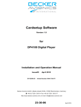 Becker DP4100 User manual