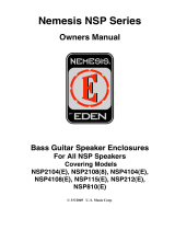 Eden Nemesis NSP Series Owner's manual