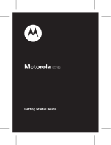 Motorola EX122 EX124 EX126 EX128 Getting Started Manual