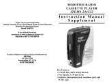 Coby 244532 User manual