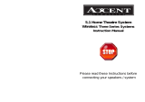 Accent Acoustics HT-3200BGW User manual
