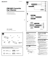 Sony XR-CA440X Installation guide