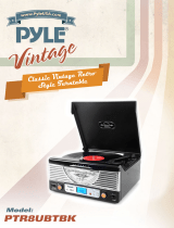 PyleHome Classic Vintage Retro Style Turntable Owner's manual