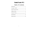 Antec DataChute PCI User manual