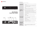 Motorola HD-DTA100u Quick start guide