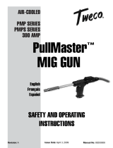 ESAB Air-Cooled PMP Series PMPS Series 300 AMP PullMaster™ Mig Gun User manual
